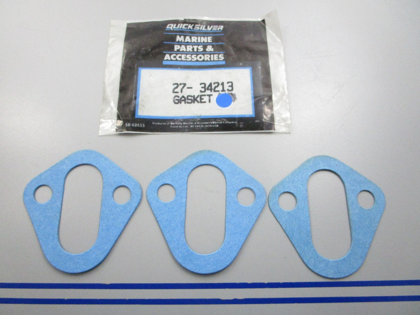 NEW OEM (LOT OF 3) 27-34213 Mercury Quicksilver Gasket 0810