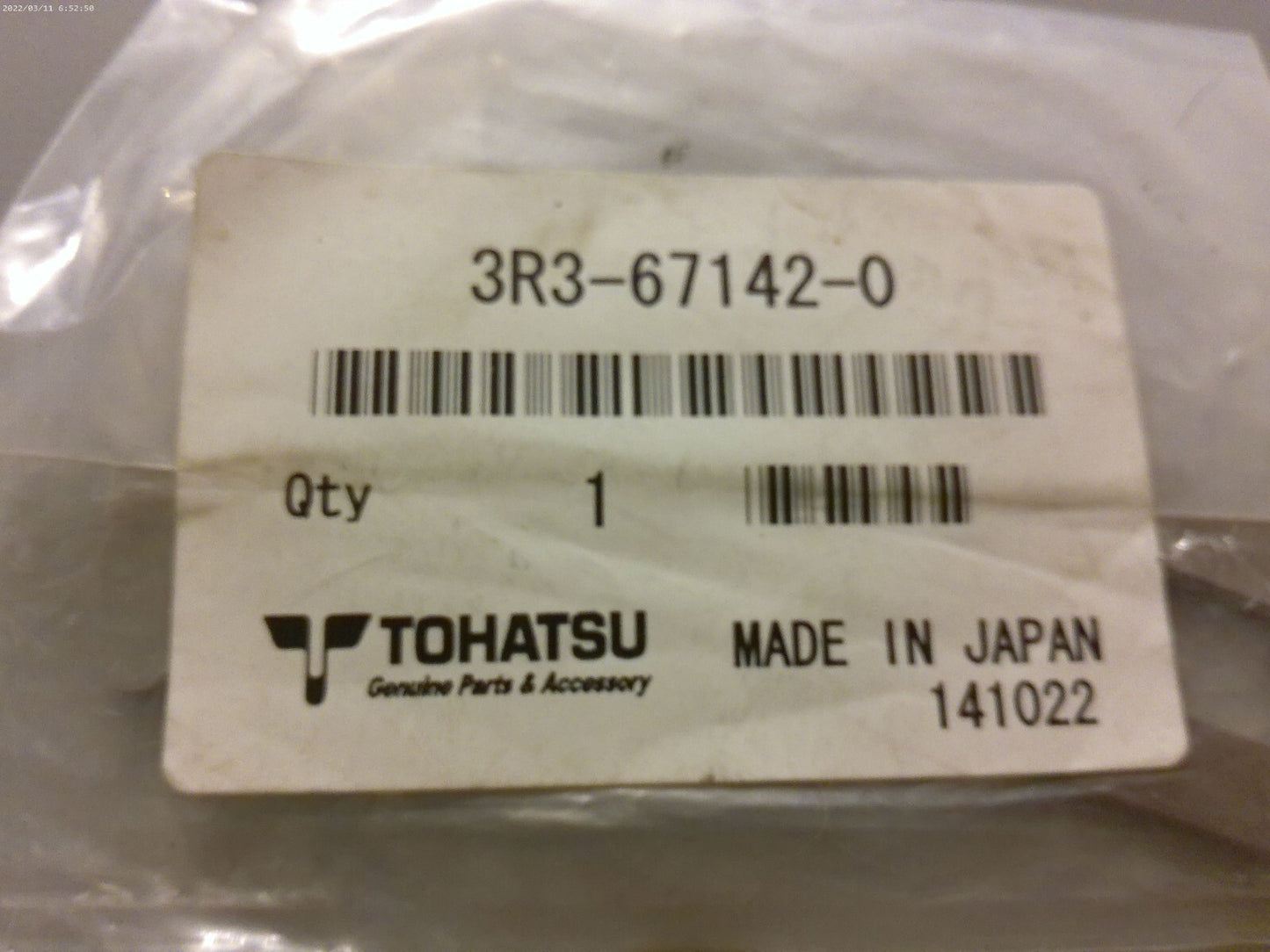 *NEW OEM* 0810 Tohatsu Cover Hook 3R3-67142-0 3R3671420