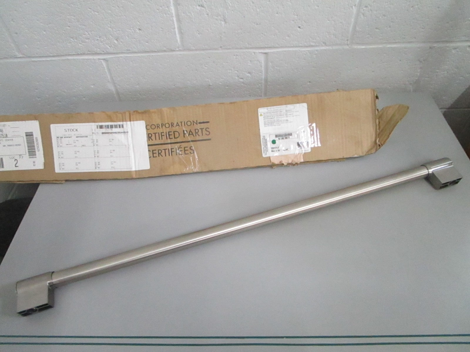 Whirlpool NEW OEM Maytag Refrigerator Door Handle W10879677 NOS Stainless 0820