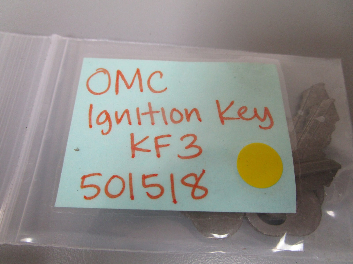 *NEW OEM* 0750 OMC Johnson Evinrude IGNITION KEY KF3  501518 0501518