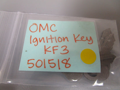 *NEW OEM* 0750 OMC Johnson Evinrude IGNITION KEY KF3  501518 0501518
