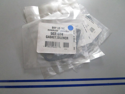 *NEW OEM* (LOT OF 3) 0810 OMC Johnson Evinrude Silencer Gasket 5031974