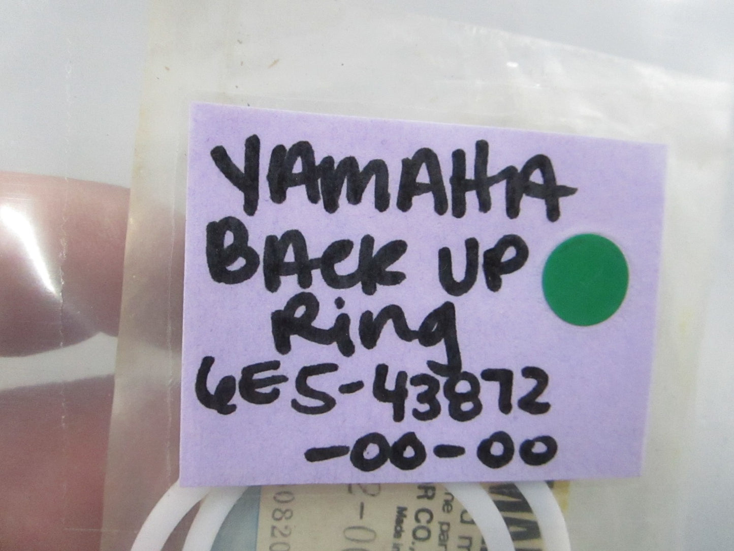 NEW OEM (LOT OF 2) 6E5-43872-00-00 Yamaha Back Up Ring 0810