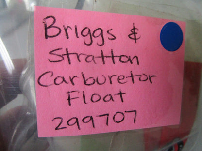 NEW OEM 299707 Briggs & Stratton Carburetor Float 0810