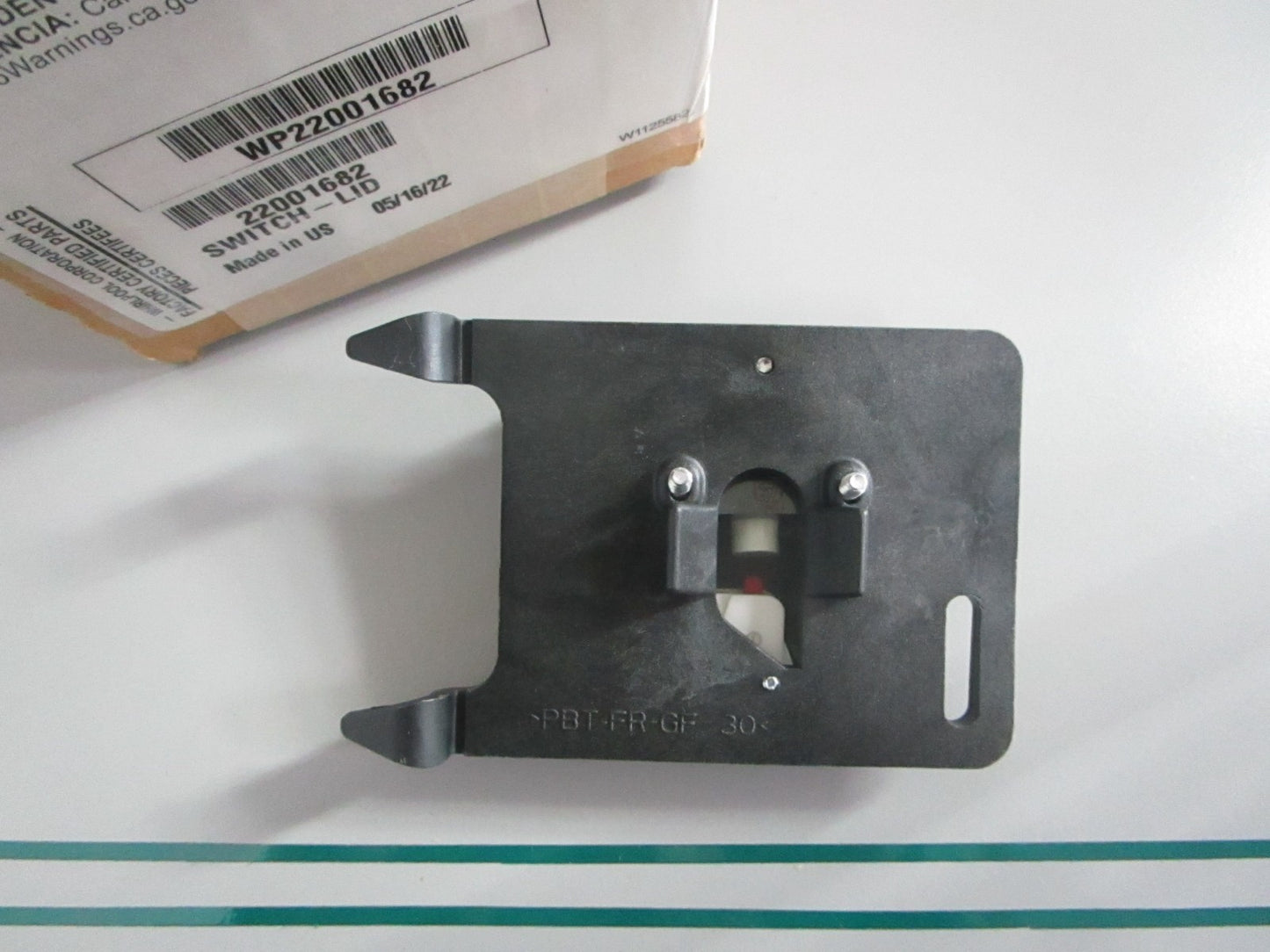 NEW OEM WP22001682 Whirlpool Dishwasher Kid Switch 0820