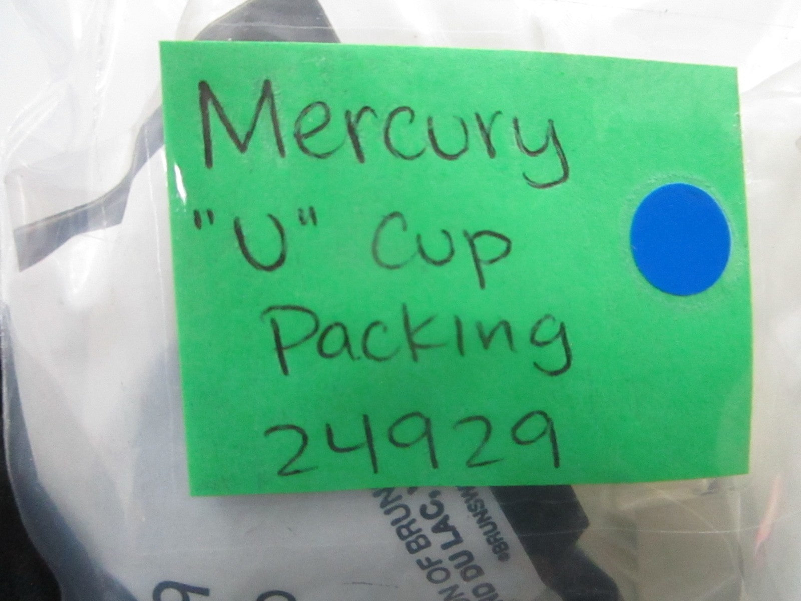 *NEW OEM* (LOT OF 5) 0810 Mercury Quicksilver "U" Cup Packing 24929
