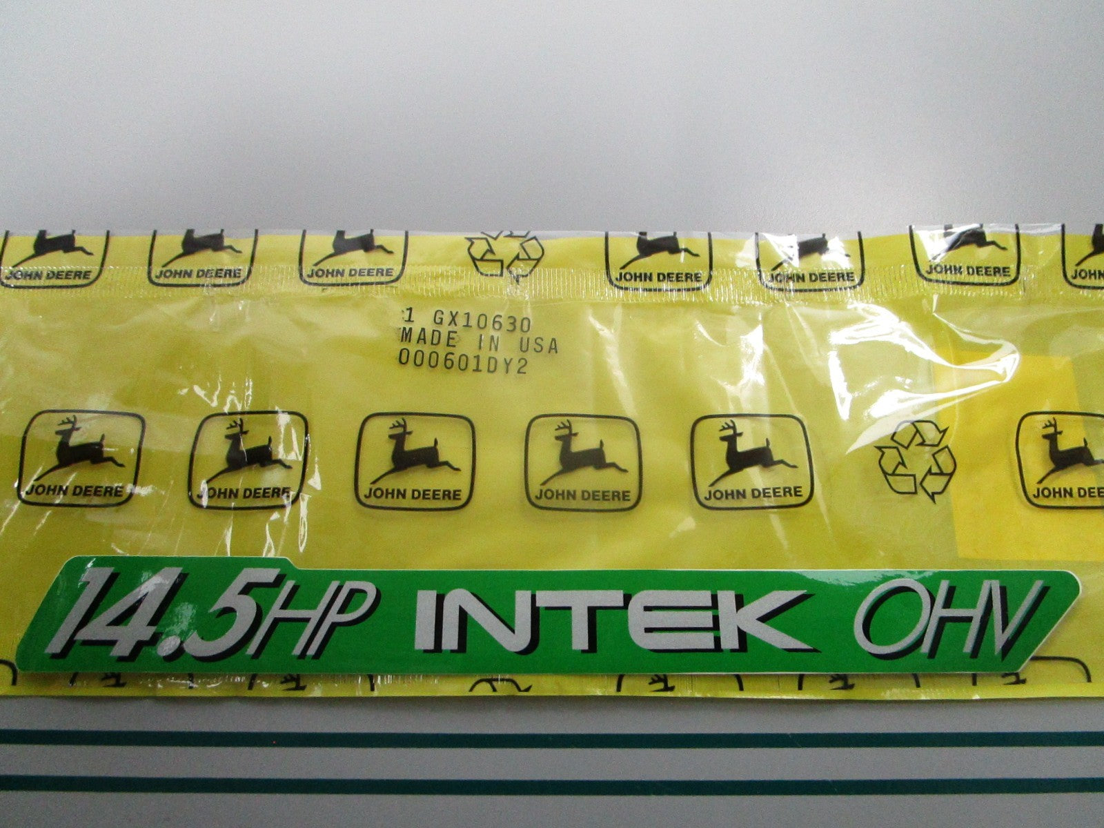 NEW OEM GX10630 John Deere Label 0810
