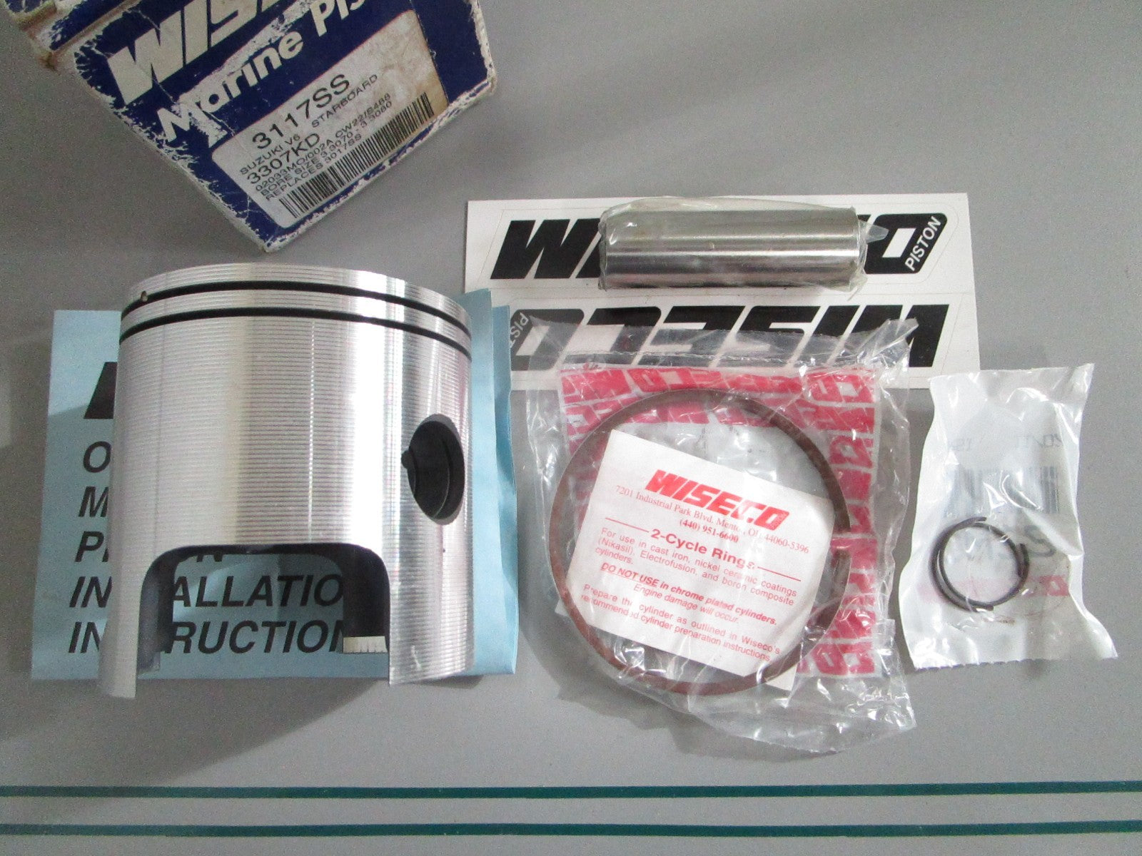 NEW 3117SS Wiseco Piston Kit For: Suzuki 0820
