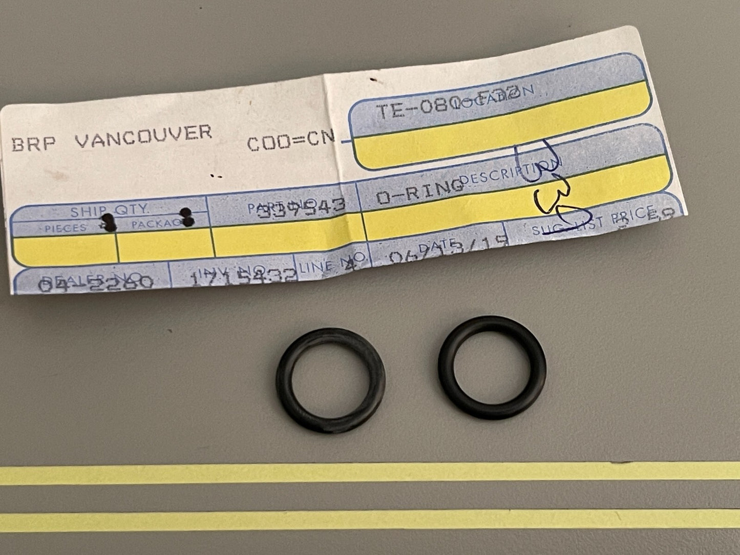 *NEW OEM* (LOT OF 2) 0810 OMC Johnson Evinrude O-Ring 339543 0339543