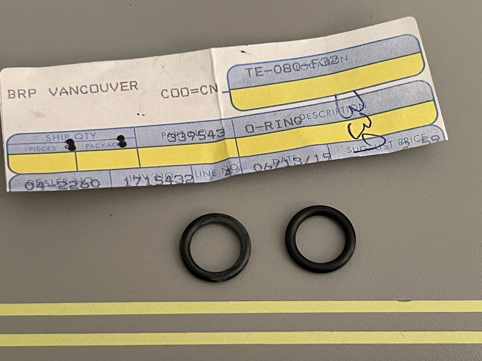 *NEW OEM* (LOT OF 2) 0810 OMC Johnson Evinrude O-Ring 339543 0339543
