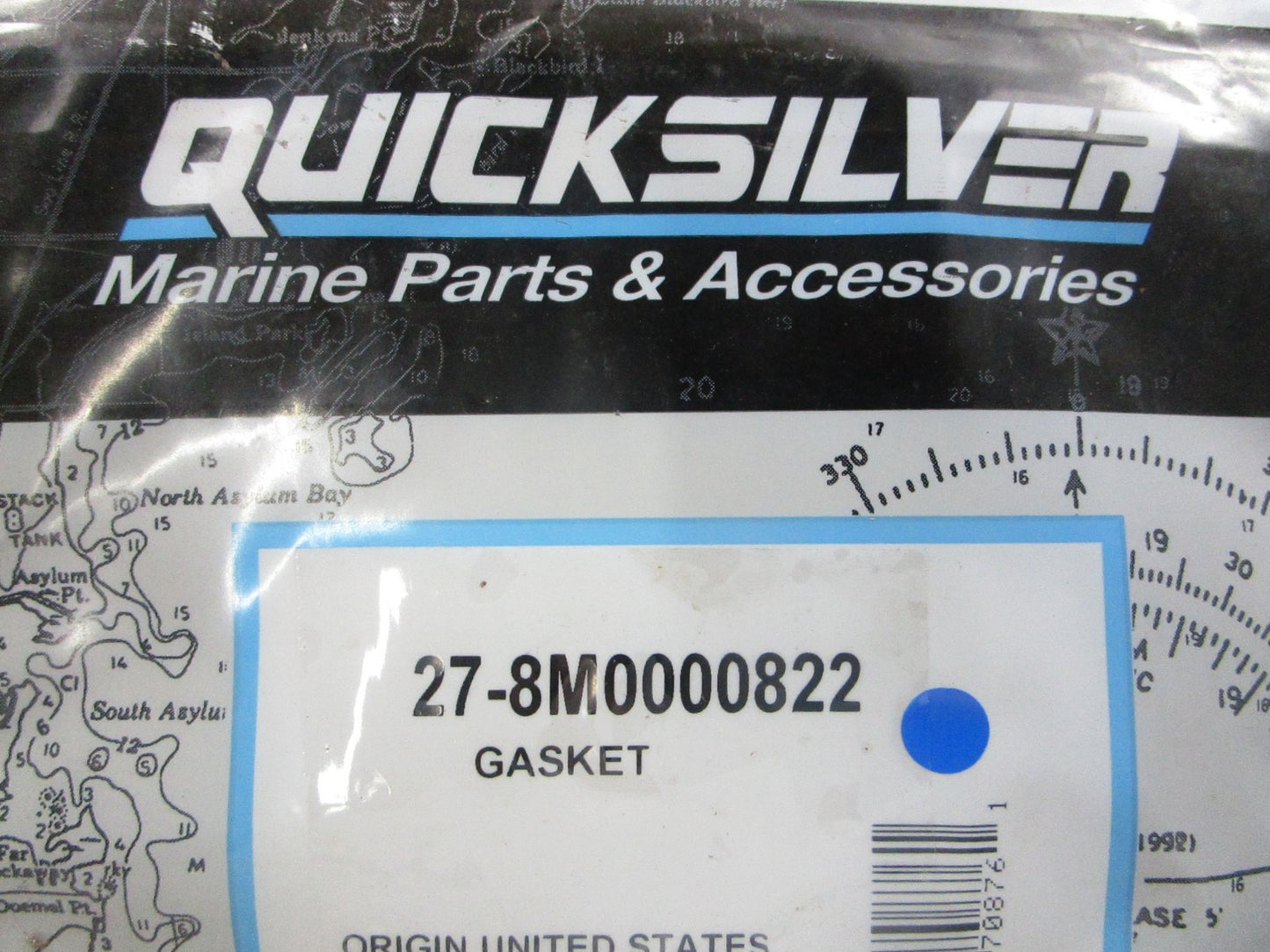 NEW OEM 27-8M0000822 Mercury Quicksilver Gasket 0810