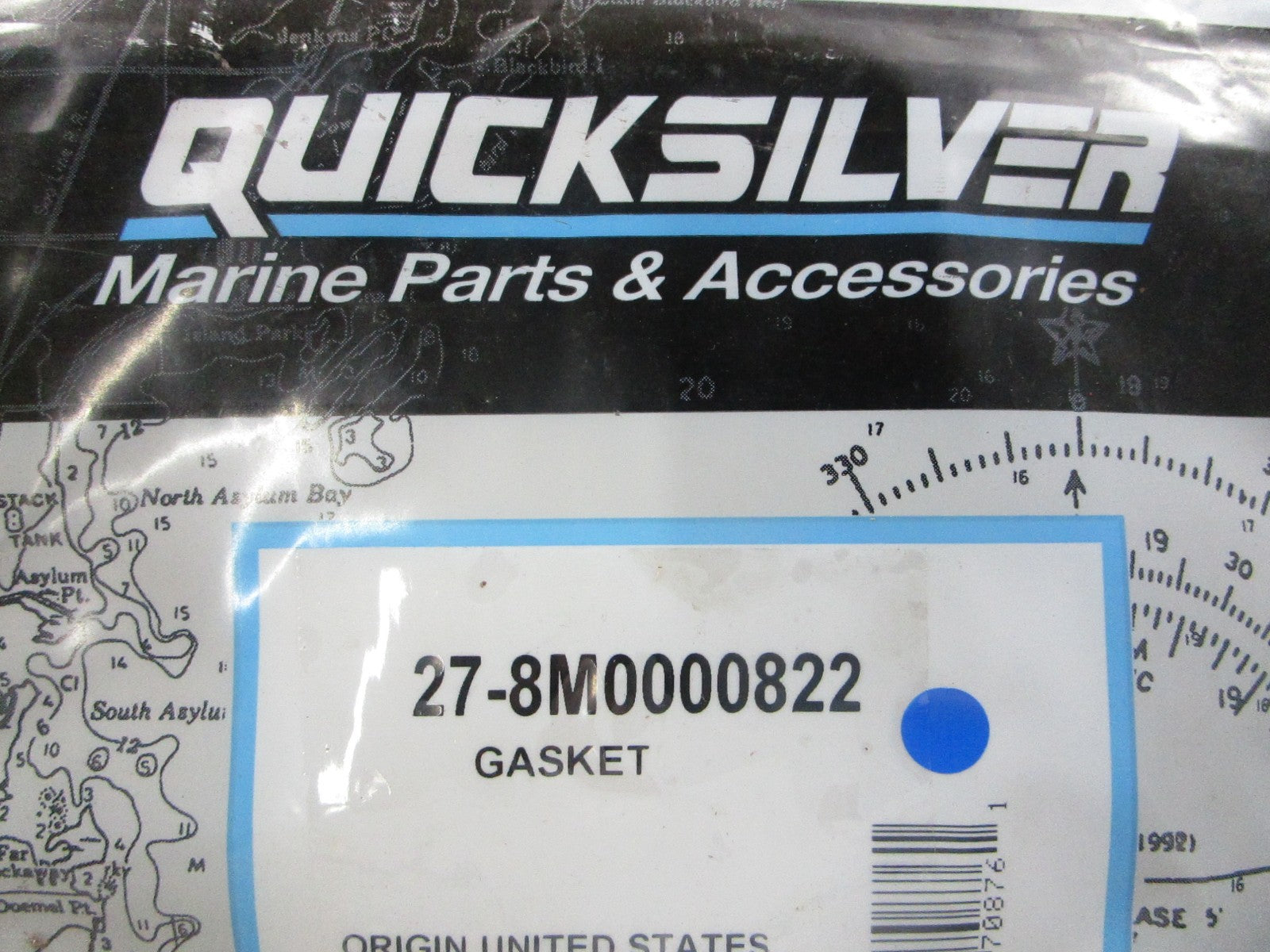 NEW OEM 27-8M0000822 Mercury Quicksilver Gasket 0810