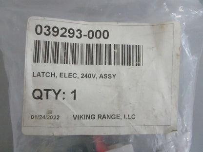 *NEW OEM* 0820 Viking 240V Latch Assy 039293-000