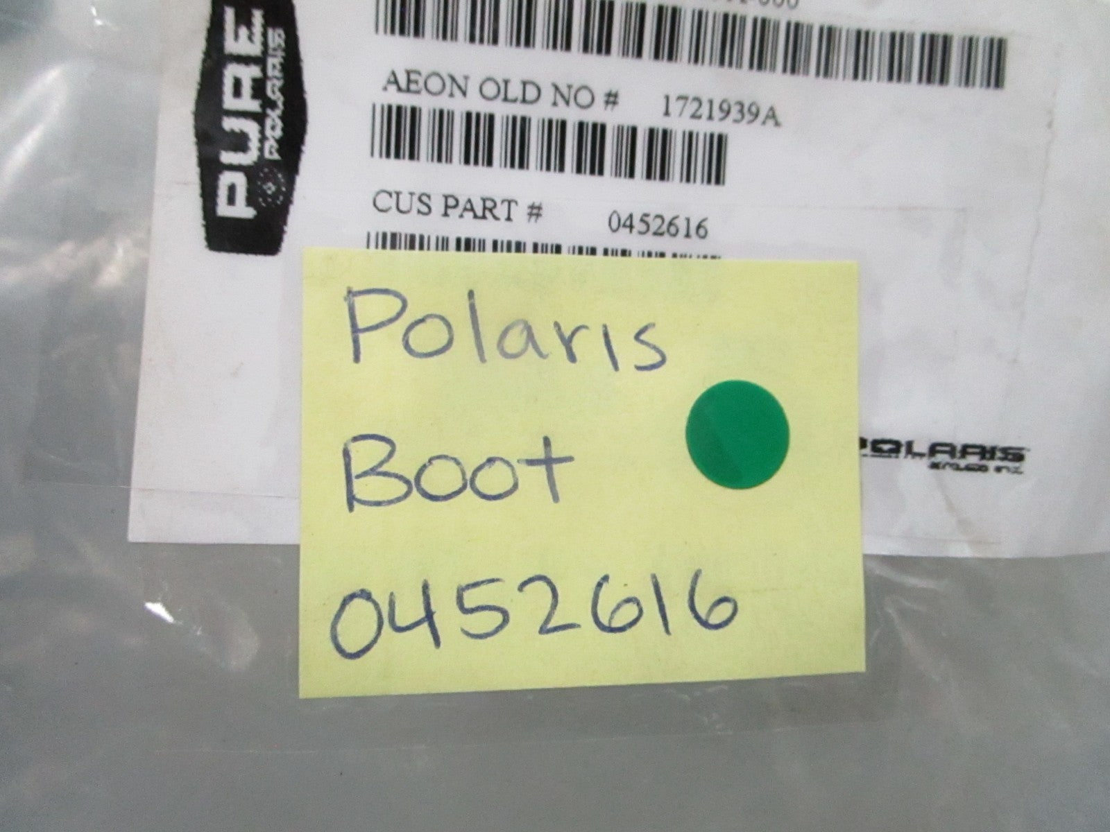 NEW OEM 0452616 Polaris Boot 0810