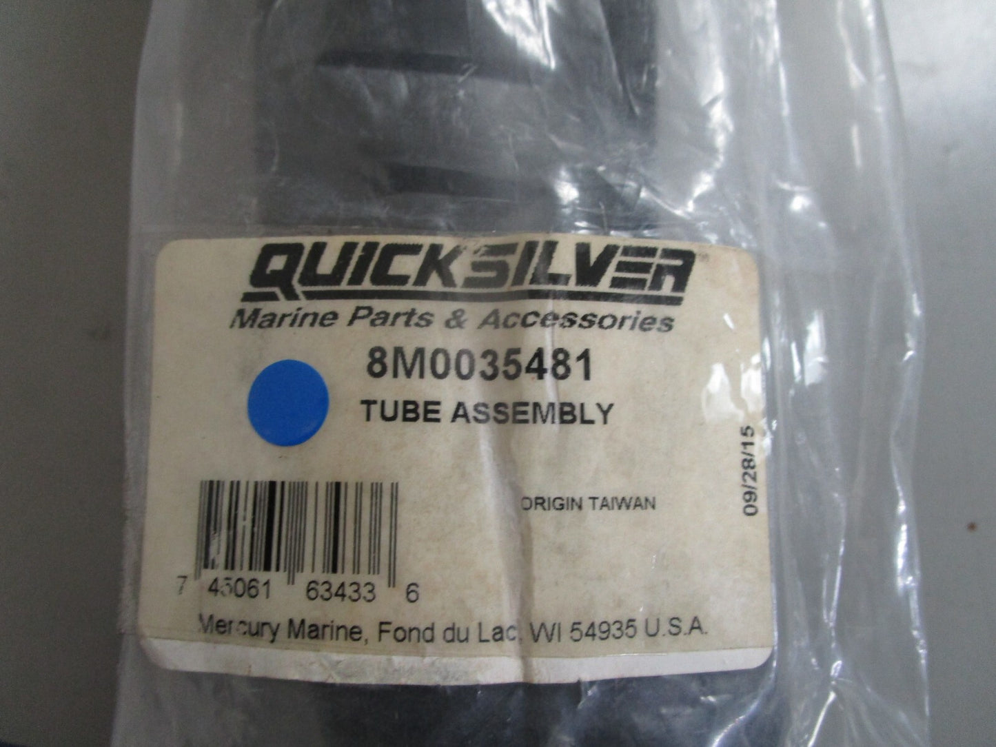 *NEW OEM* 0810 Mercury Quicksilver Tube Assembly 8M0035481