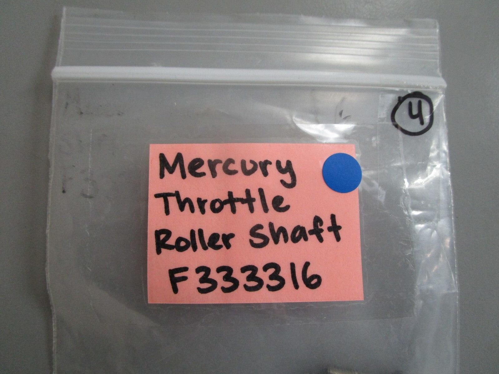 *NEW OEM* 0810 Mercury Quicksilver Throttle Roller Shaft F333316