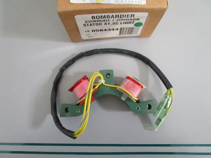 NEW OEM 584344 0584344 OMC Johnson Evinrude AC Light Stator Assy 0820