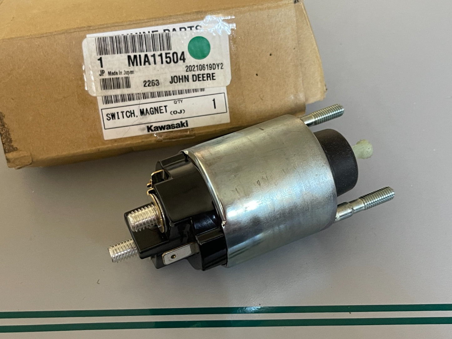 John Deere MIA11504 NEW OEM Starter Solenoid 12V X300 X500 X700 ZTrak LX 0720