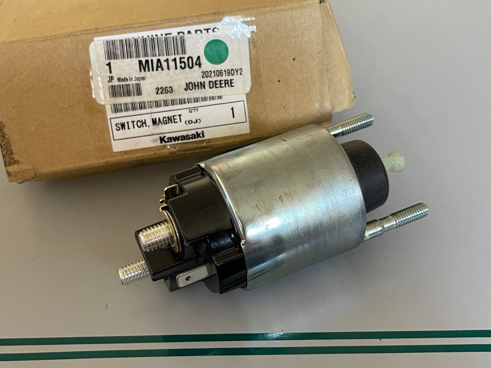 John Deere MIA11504 NEW OEM Starter Solenoid 12V X300 X500 X700 ZTrak LX 0720
