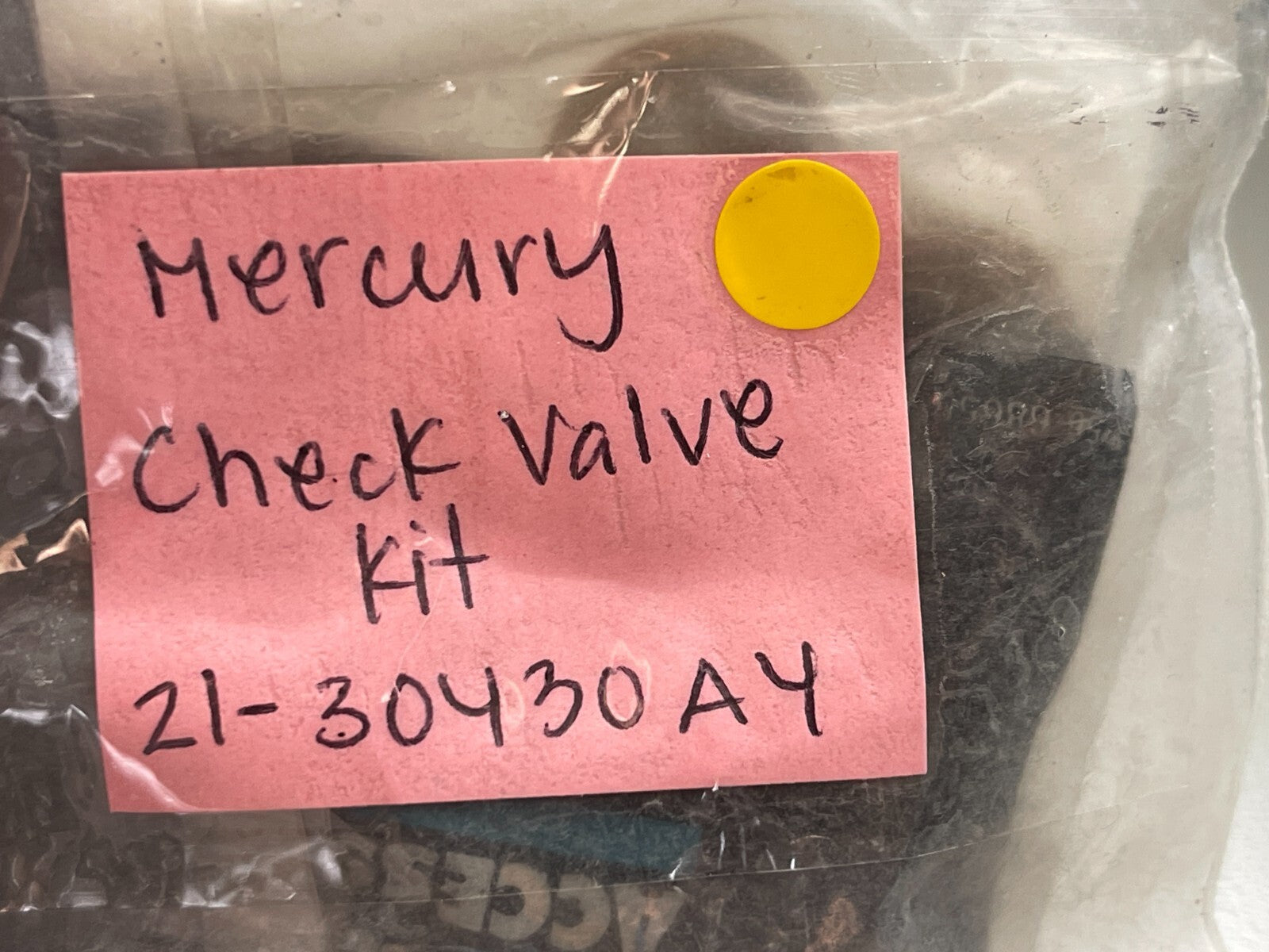 *NEW OEM* 0750 Mercury Quicksilver CHECK VALVE KIT 21-30430A4