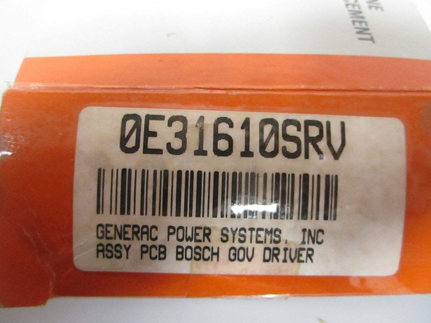 *NEW OEM* 0720 Generac Bosch PCB Gov Driver Assembly 0E31610SRV