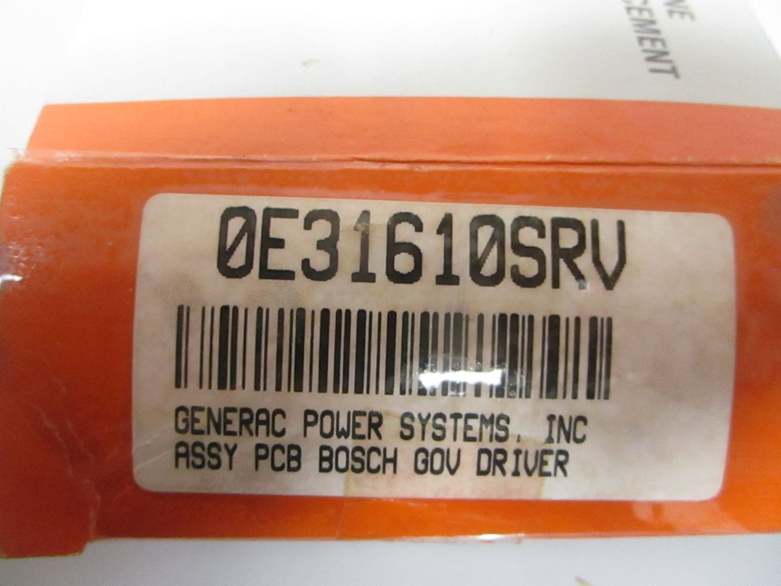 *NEW OEM* 0720 Generac Bosch PCB Gov Driver Assembly 0E31610SRV