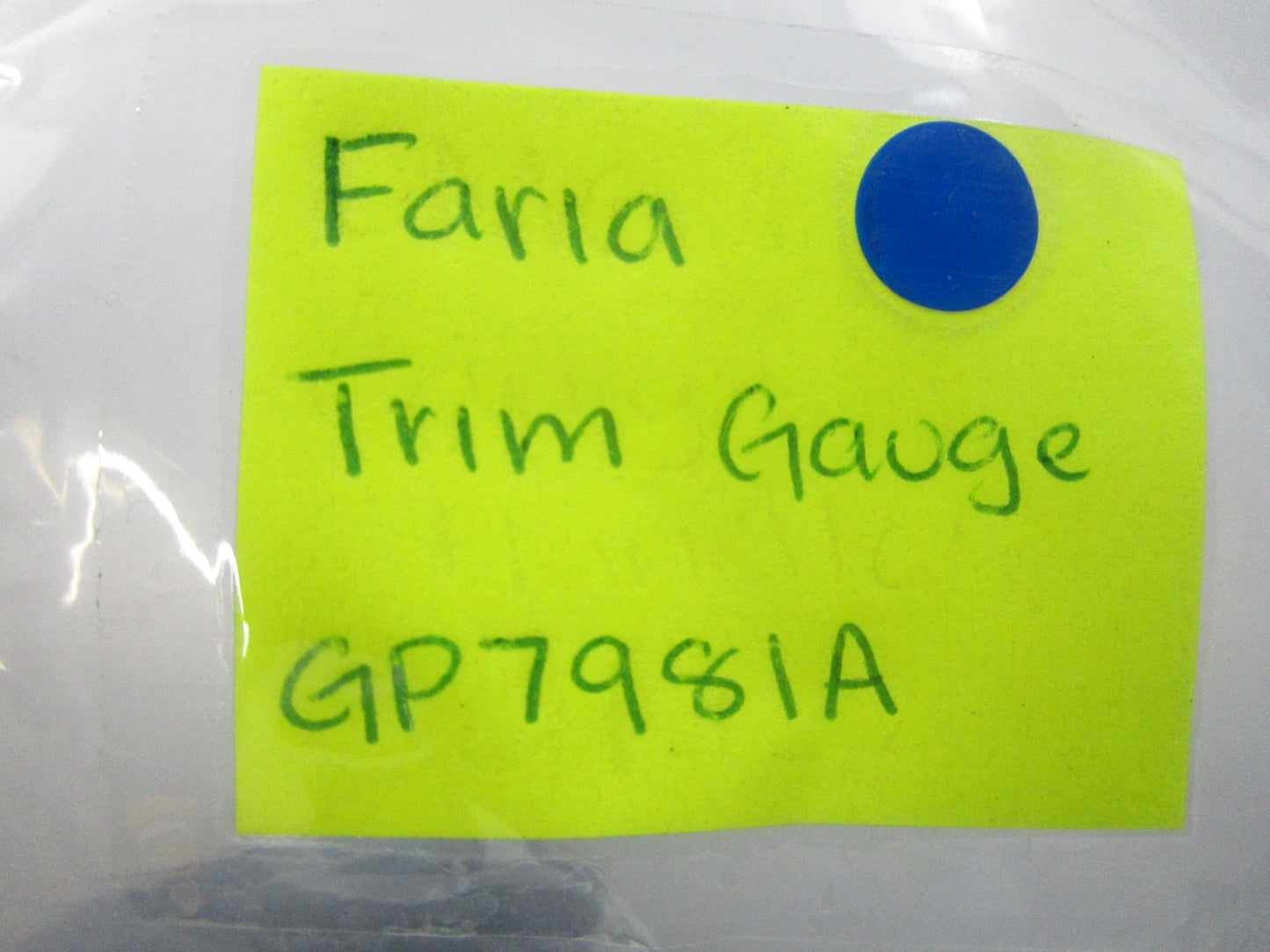 NEW GP7981A Faria Trim Gauge 0810