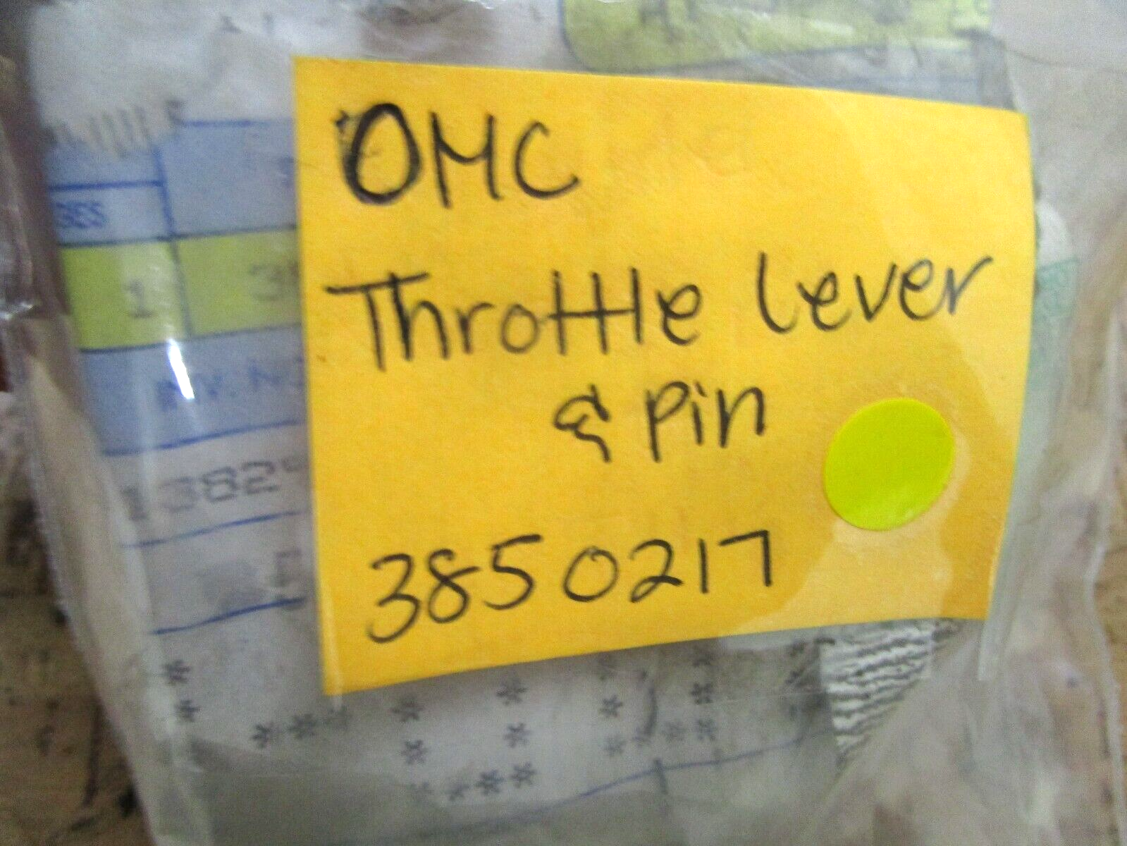 *NEW OEM* 0750 OMC Johnson Evinrude THROTTLE LEVER & PIN 3850217
