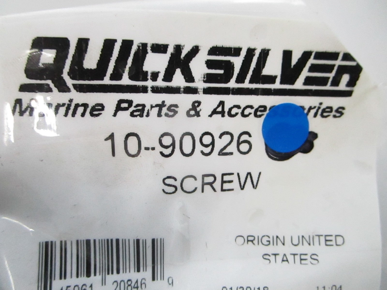 *NEW OEM* (LOT OF 2) 0810 Mercury Quicksilver Screw 10-90926