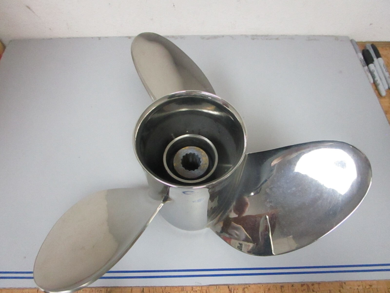 *NEW OEM* 0720 Yamaha RH 3 Blade Stainless Steel 14½ x 25 Propeller 66K-45972-B0
