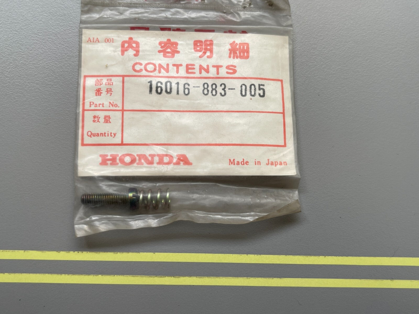 *NEW OEM* 0810 Honda Screw Set 16016-883-005