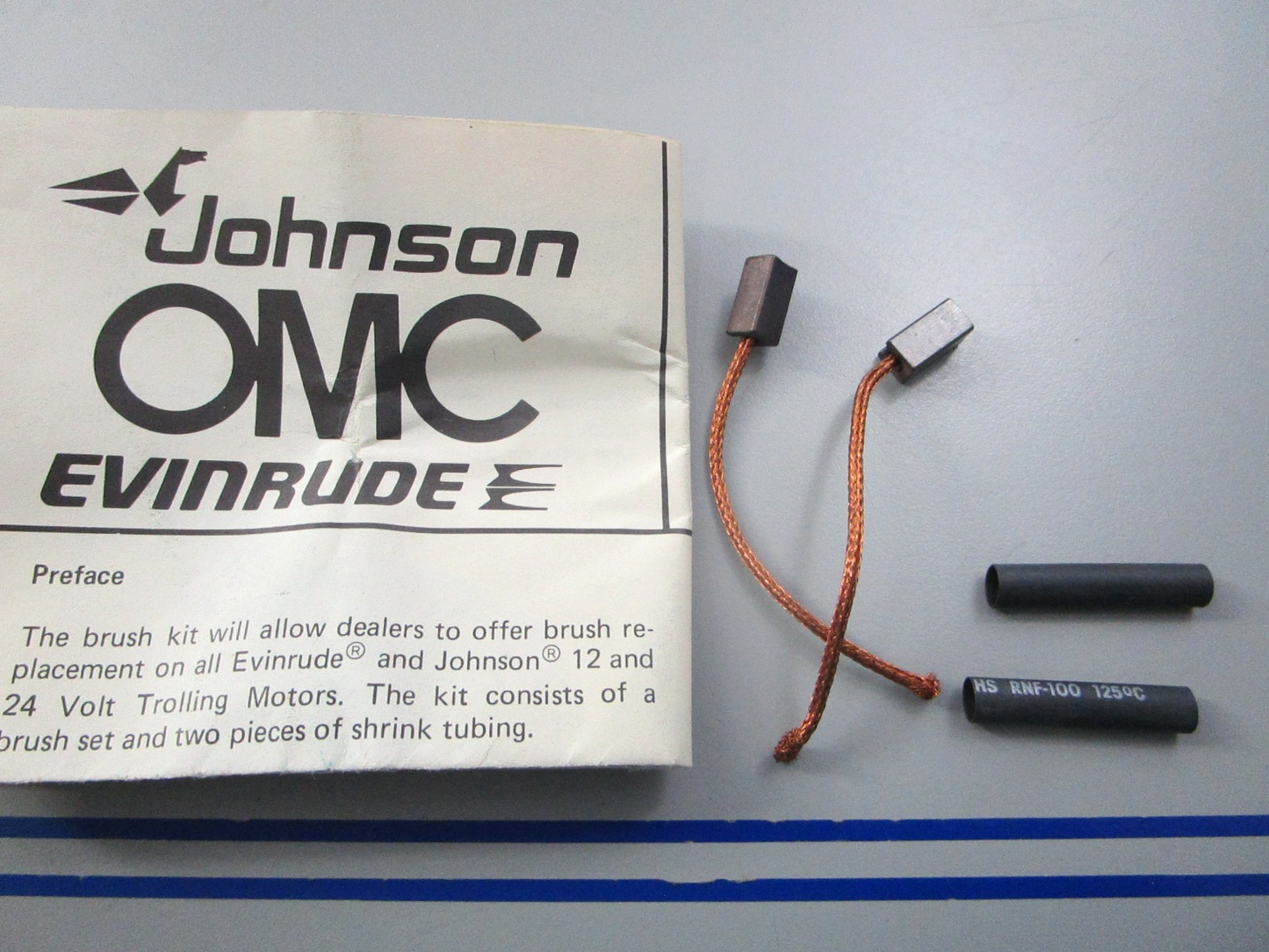 NEW OEM 582407 0582407 OMC Johnson Evinrude Brush Set Assembly 0810