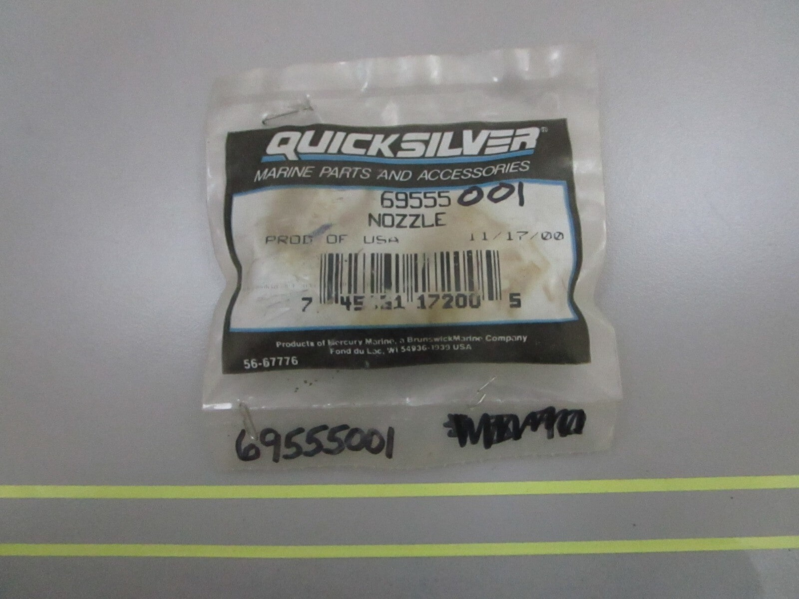 *NEW OEM* 0810 Mercury Quicksilver Nozzle 69555001