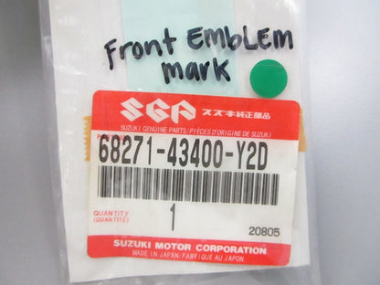 NEW OEM 68271-43400-Y2D Suzuki Front Emblem Mark 0810