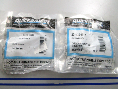 *NEW OEM* (LOT OF 2) 0810 Mercury Quicksilver Bushing 23-932481