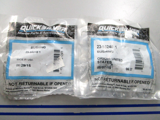*NEW OEM* (LOT OF 2) 0810 Mercury Quicksilver Bushing 23-932481