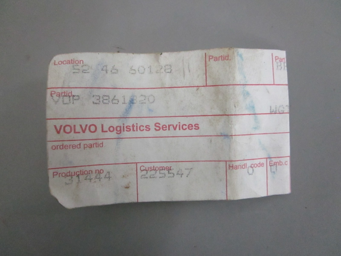 *NEW OEM* 0820 Volvo Penta Bearing 3861820