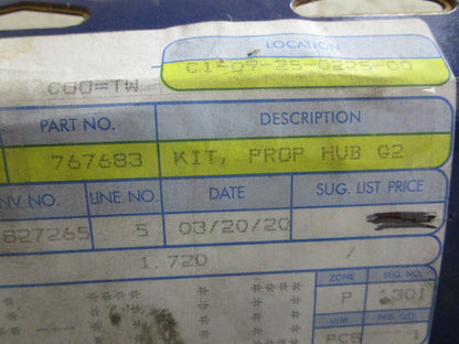 *NEW OEM* 0820 OMC Johnson Evinrude Propeller Hub Kit 767683 0767683