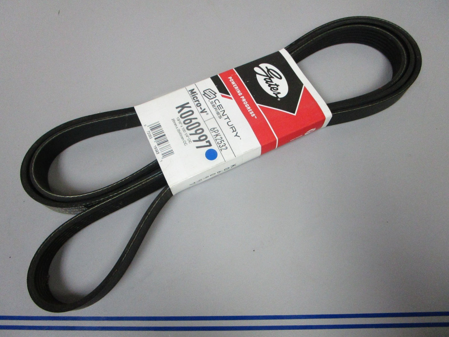 NEW K060997 Gates Micro-V 13/16" x 100 ¼" Serpentine Belt 0720