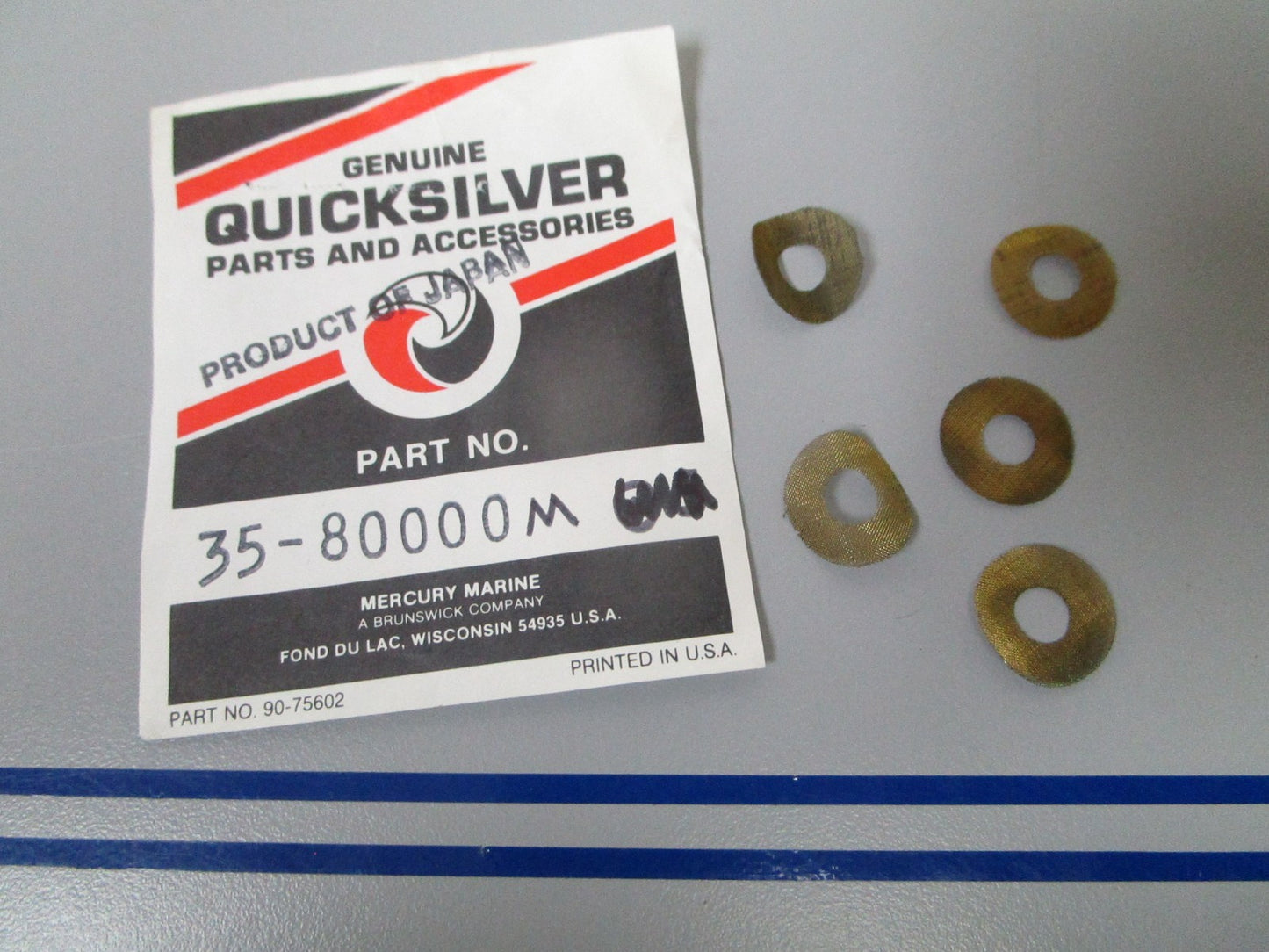 NEW OEM (LOT OF 5) 35-80000M Mercury Quicksilver Filter 0810