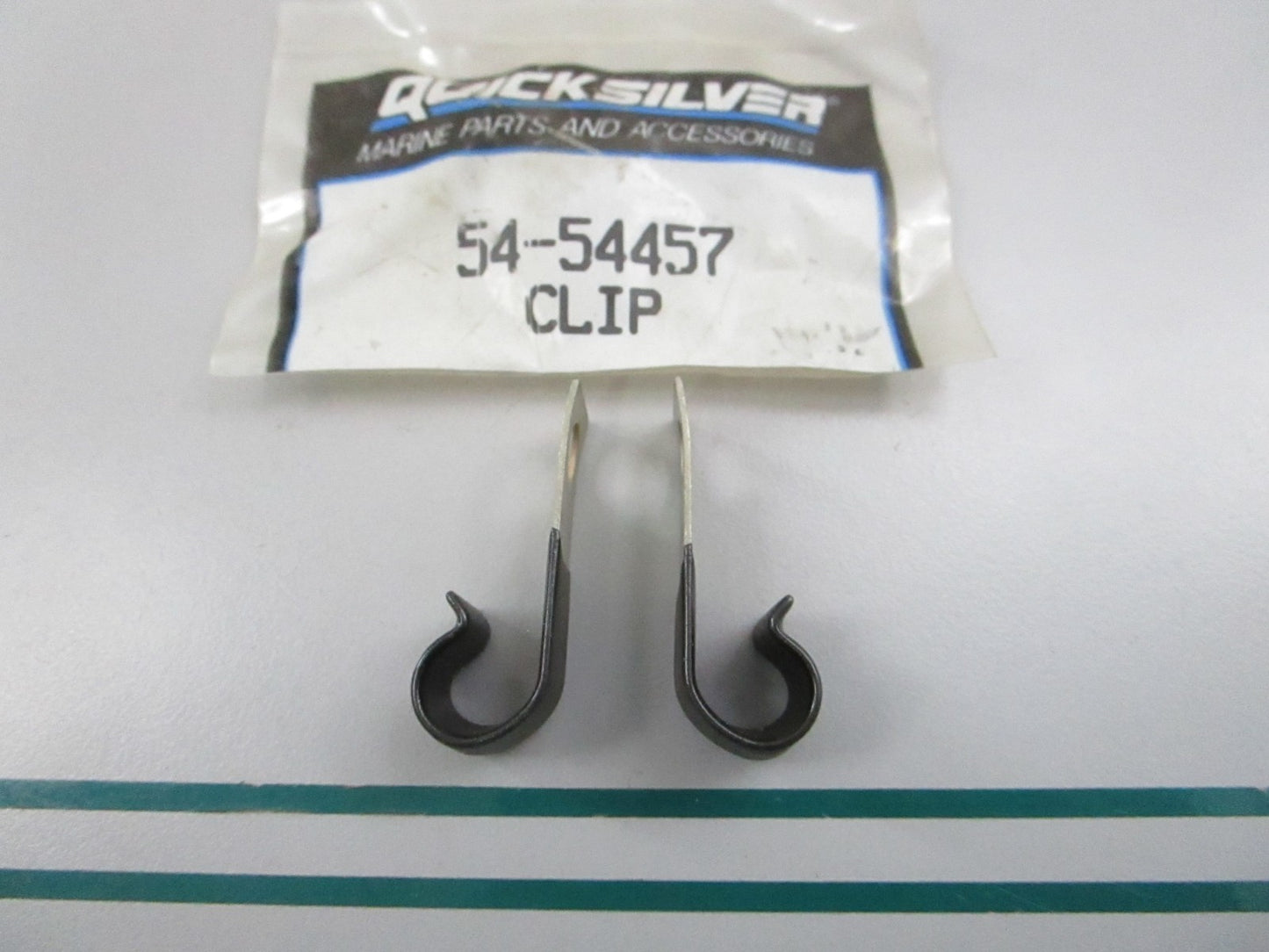 NEW OEM (LOT OF 2) 54-54457 Mercury Quicksilver Clip 0810
