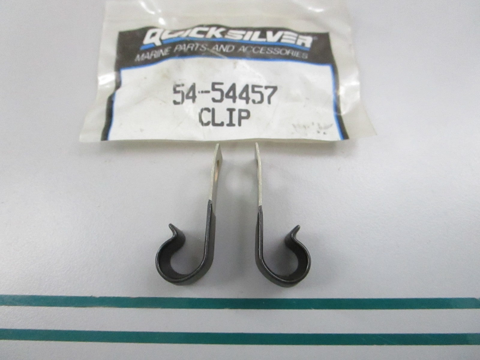 NEW OEM (LOT OF 2) 54-54457 Mercury Quicksilver Clip 0810