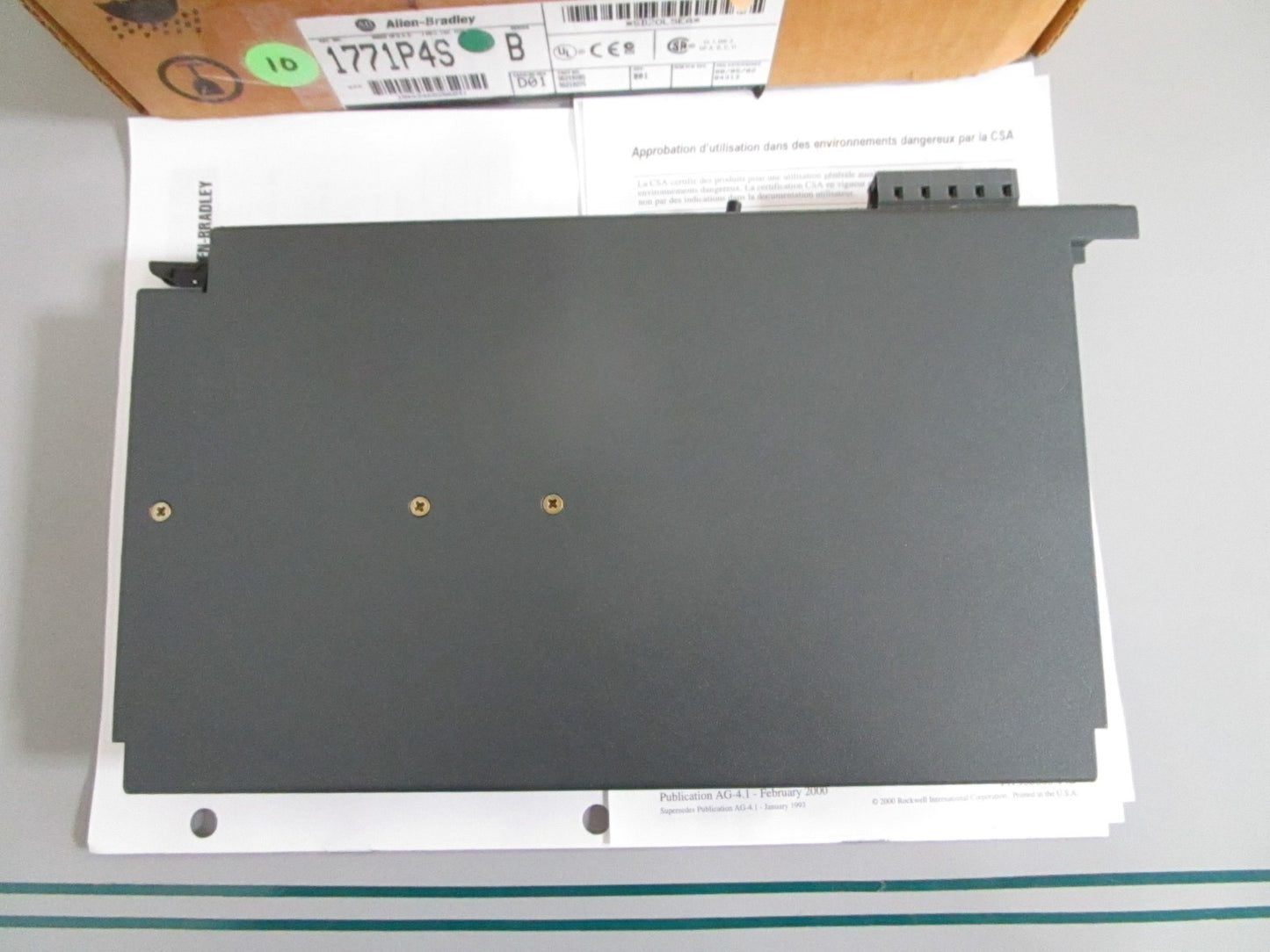Allen-Bradley 1771-P4S PLC-5 Power Supply 120VAC 8A 5VDC Ser B NEW OEM 0820