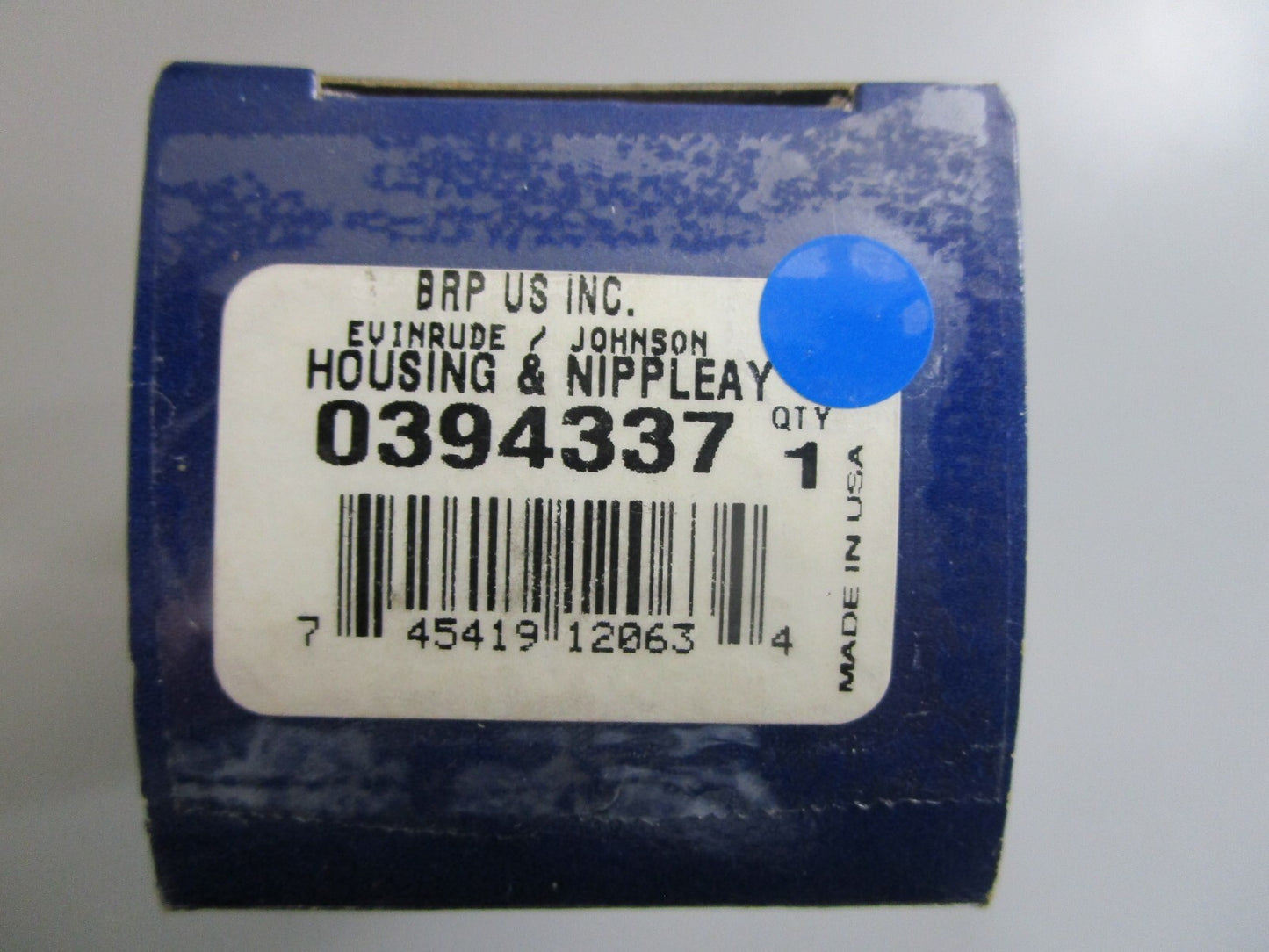 *NEW OEM* 0810 OMC Johnson Evinrude Housing & Nipple Assembly 394337 0394337