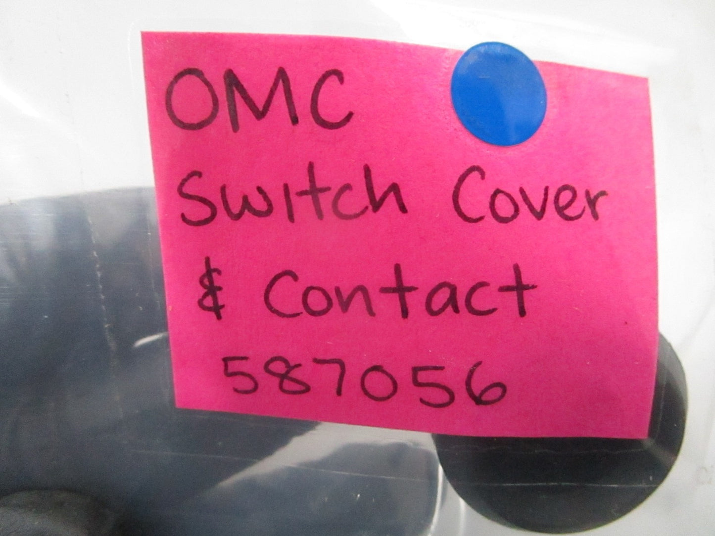 *NEW OEM* 0810 OMC Johnson Evinrude Switch Cover & Contact 587056 0587056