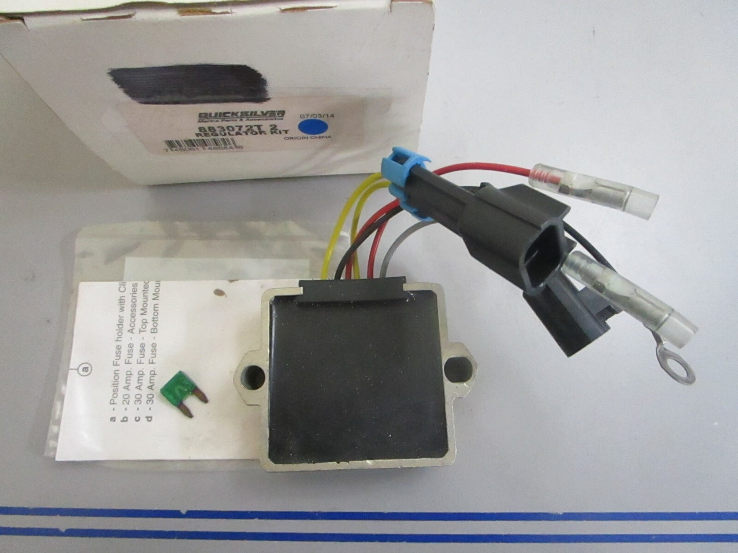*NEW OEM* 0820 Mercury Quicksilver Regulator Kit 883072T2