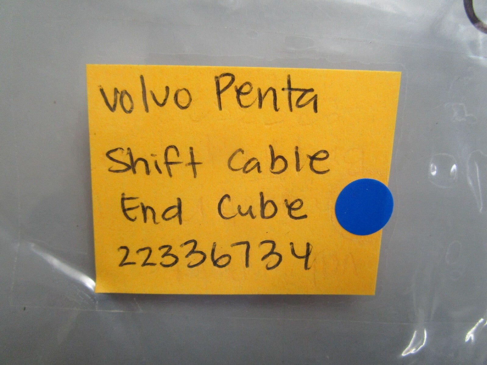 *NEW OEM* 0770 Volvo Penta Shift Cable End Cube 22336734