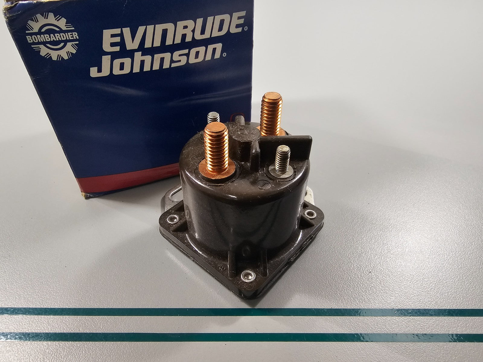 NEW OEM 585842 0585842 OMC Johnson Evinrude Solenoid Assembly 0810