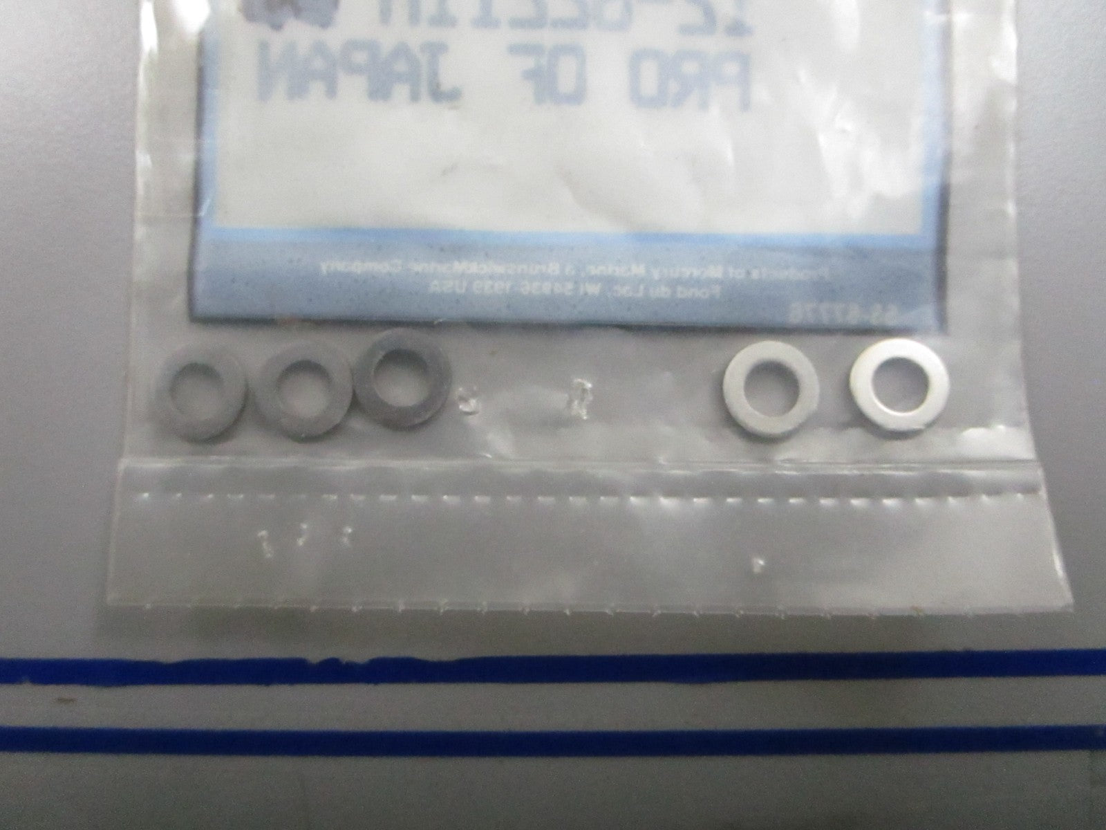 *NEW OEM* (LOT OF 5) 0810 Mercury Quicksilver Washer 12-82211M