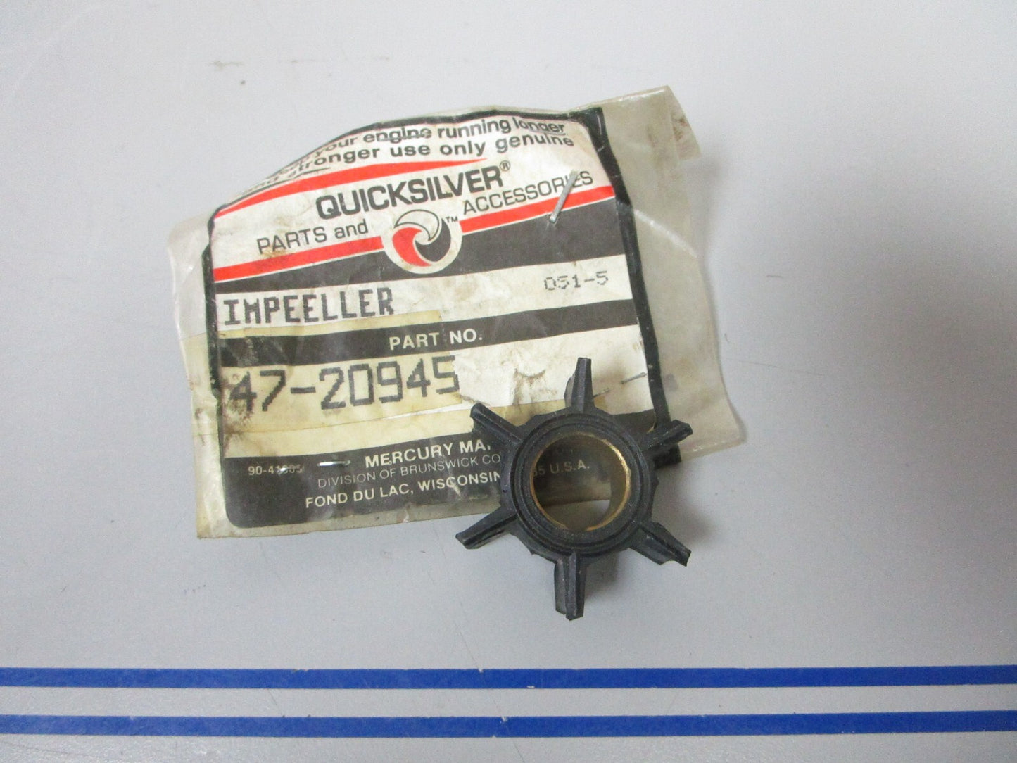 *NEW OEM* 0720 Mercury Quicksilver Impeller 47-20945